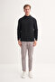 Slim Fit Courspoun Premium Half Fisherman Sweater