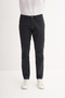Terry Slim Fit Denim Trousers Pipe Leg Regular Waist