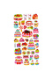 Sticker Embossed Sticker Notebook, Planner Sticker (Hl88-029) - 17X9 cm - Cute Cake Kawaii