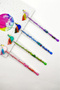 Purple Peacock Laying Egg Pencil - 1 Piece - 4