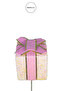Christmas Ornament Stick Gift Box Pink 40 cm - 4
