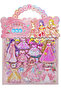Hqk009 Model Embossed Two-page Sticker Set - 21x17 Cm - Princess Dress Up - 2