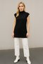 Women's Half Fisherman Sleeveless Inner Tunic-Dress - 4