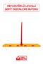 Levhalı Strip Arrangement Button 60 cm 12204 |   Traffic Button with Reflector and Sheet Attachment ​ - 2