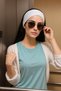White Wide Bandana, Cotton, Hair Bandana, Athlete Bandana, Sports Headband Women Men Bandana Buff - 3