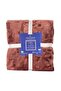 Solid Brown Flannel Blanket – Double (200x220 cm) – Soft, Warm & Comfortable - 3