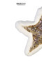 New Year Ornament Sequin Star Champagne 15 cm - 4
