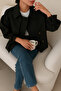 Bi̇ker Short Trench Jeans - 3