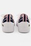 Women LA Piquee Lace up Closure Sport Shoes, White - 4