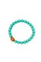 Unisex Bracelet 8 mm Glass Stone Beads Women Men Bracelet Elastic String - 2