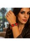 Agate Two Row Protection from Evil Eye, Stress Shield Premium Bracelet - 2