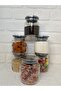 Set of 6 500 ml Vacuum Spice Jars with Metal Lids - Storage Container - Jar - Labeled - 5
