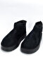 Women's Mini Suede Fur Lined Soft Ankle Boots Thick Sole Suede Thick Sole Women's Boots - 4