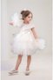 White Birthday Party Show 23April Graduation Dress with Pompom Buckle Sequin Detail Aby160 - 2