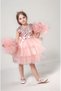 Pompom Buckle Sequin Detail Powder Birthday Party Show 23Rd April Graduation Dress Aby160 - 3