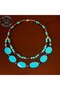 Turquoise Oud Tree Anxiety Relief, Chakra Balancing and Peace Necklace - 8