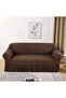 3-Seat Sofa, Sofa, Sofa Bed Cover, Sofa Cover (3 PERSON) 1 Piece Dark Brown - 3