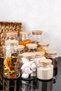 12-Piece Glass Jar Set Wooden Vacuum Lid Pulses Set Storage Container 1300-800-500 ml - 5