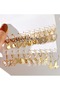 10-Pair Gold Colour Tone Dangle Hoop Earrings Set with Heart, Butterfly & Floral Charms - 2