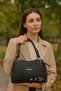 3 Compartment Women's Daily Shoulder and Shoulder Bag with Belt Accessories - 5