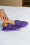 Women's Purple Home Shoes - 2