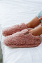 Women's Pink Teddy Home Shoes - 2