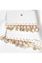 10-Pair Gold Colour Tone Dangle Hoop Earrings Set with Heart, Butterfly & Floral Charms - 4