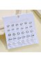 15-Pair Stud Earring Set Crystal, Pearl & Metallic Studs - 2