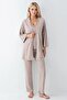 Women's Clothing Boxed Modal - Cotton 3 Piece Robe & Pajama Set Ol.Pc.9099.001 - 5