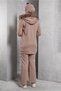 Fur Detail Pants Suit 45217 - 3