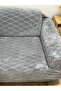 Extra Soft Welsoft Fleece Elastic 3-Seater Sofa Cover | Non-Slip, Stretchy and Washable Sofa Cover - 5