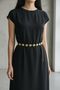 Women's Original Tarnish-Resistant Sea Shell Detailed Gold Chain Belt