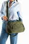 Soft Textured Ultra-Lightweight, Waterproof Polyamide Fabric Shoulder and Arm Bag Khaki Model: (571-13-14F) - 2