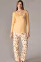 Women's Long Sleeve Pajama Set Viscose Seasonal Dowry 09-134