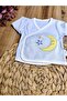 100% Cotton Baby Boy Hospital Release 5-Piece Set - Blue & Embroidered Newborn Set - Gift - 4