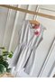 Girl's Gray Dress Salmon Buckle Suit 0010 - 7