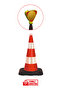 12389 Tk a R2 75 cm Tpe Traffic Cone |   Reflective and Flexible Traffic Safety Product