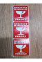 Caution Fragile Label 70x80 Mm 250 Rolls - 6