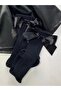 Leather Skirt Black Badi and Below Knee Black Bow Socks Set for Girls from 6-9 Months to 6 Years - 6