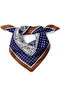 Flower and Geometric Pattern Scarf Bandana 70X70 cm - 2