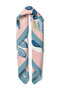 Pastel Spring Flowers Pattern Scarf Bandana 50X50 cm - 3