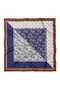Flower and Geometric Pattern Scarf Bandana 70X70 cm