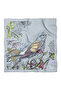 وشاح بنمط طائر داخل الزهور مقاس 50x50 سم - 2