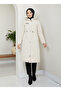 Women's Waist-Tie Nova Fabric Coat - 2