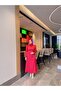 Red Sare Evening Dress - 4
