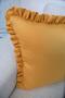 Ruffled Yellow Throw Pillow Cover Decorative Bohemian Soft Sofa Back Cushion Gift Christmas 45X45 - 5