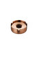 Stainless Steel Ashtray with Lid Pvd Copper Finish Ø:10 cm H:3 cm - 2