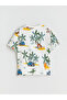 Crew Neck Printed Boy's T-Shirt - 4