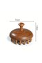 Natural Wooden Wide Tooth Massage Comb Head Scalp Stimulating Comb Gua Sha Comb At-119 - 4