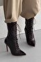 Nemesis Lace-Up BROWN CROCO
